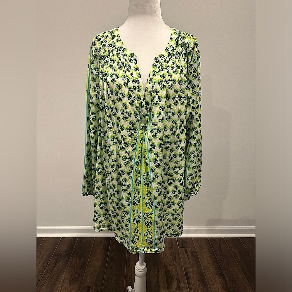 Tropical Print Blouse